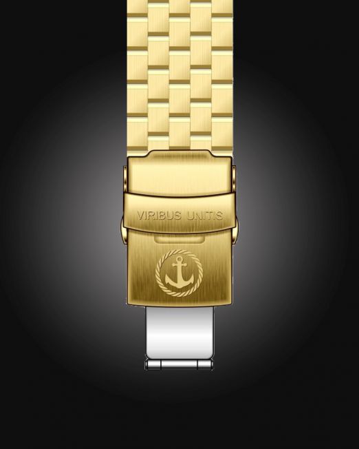 Uhrenbänder Stahl - PVD-Gold